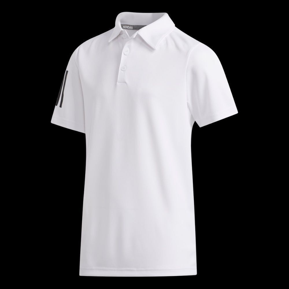 Adidas Three Stripe Polo Shirt White L NWT‎ IN PACKAGE